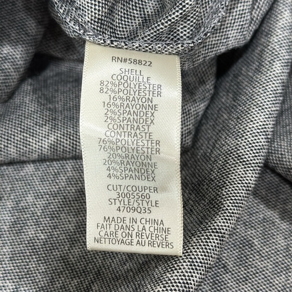 Black Patterned Women's Top - Picture 8 of 9